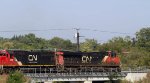 Canadian National 2321 heads eastbound at Matteson Illinois